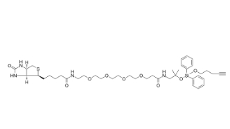 2241685-22-1 Biotin-PEG4-amino-t-Bu-DADPS-C3-alykne 二烷氧基二苯基硅烷-生物素-炔基