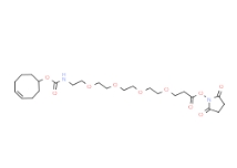 1613439-69-2，(4E)-TCO-PEG4-NHS ester； 反式環辛烯-四乙二醇-活性酯，
