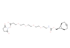  cas:1807501-86-5，endo BCN-PEG4-NHS ester， 環丙烷環辛炔-四乙二醇-N-羥基琥珀酰亞胺