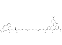 DBCO-PEG4-TAMRA，TAMRA-PEG4-DBCO，CAS號：1895849-41-8，二苯基環辛炔-四聚乙二醇-TAMRA