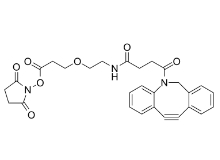 DBCO-PEG1-NHS ester，CAS:2228857-34-7，二苯基環辛炔-一聚乙二醇-琥珀酰亞胺酯