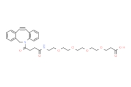 DBCO-CONH-PEG4-acid，cas:1537170-85-6，二苯并環(huán)辛炔-CONH-四聚乙二醇-羧酸