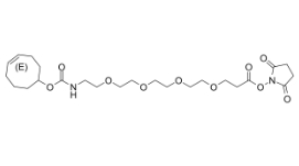 (E)-TCO-PEG4-NHS ester，cas:1621096-79-4，(E)-反式環辛烯-四聚乙二醇-羥基琥珀酰亞胺酯