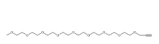 m-PEG8-O-alkyne，CAS號：880081-81-2 ，甲氧基-八聚乙二醇-炔基
