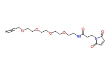 cas:1609651-90-2，Alkyne-PEG4-Maleimide，炔基-四聚乙二醇-馬來酰亞胺