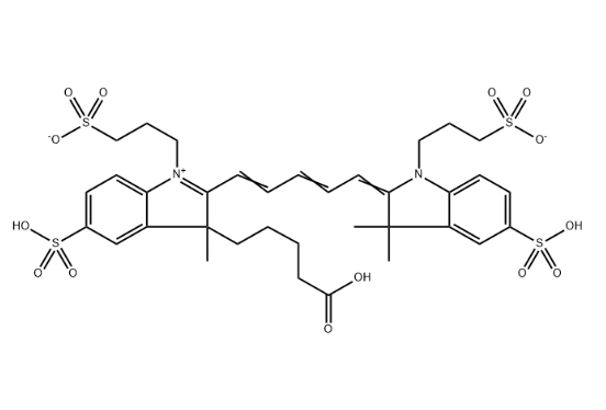 Alexa Fluor 647 Acid，水溶性熒光標記染料，2090339-69-6