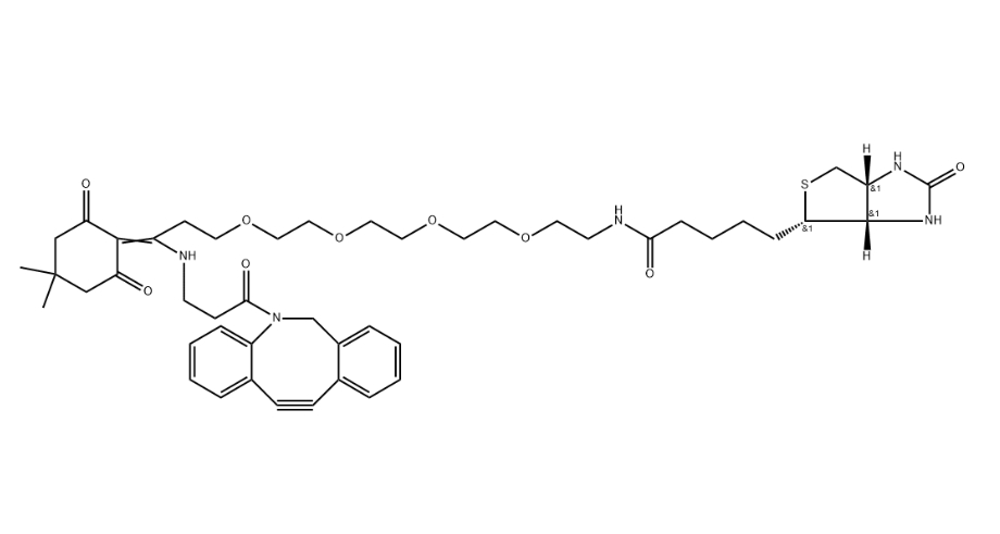CAS：1807512-43-1，Dde Biotin-PEG4-DBCO