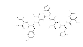 Ac-IHIHIYI-NH2（Ac-Ile-His-Ile-His-Ile-Tyr-Ile-NH2）， CAS號： 2156606-61-8，纖維七肽